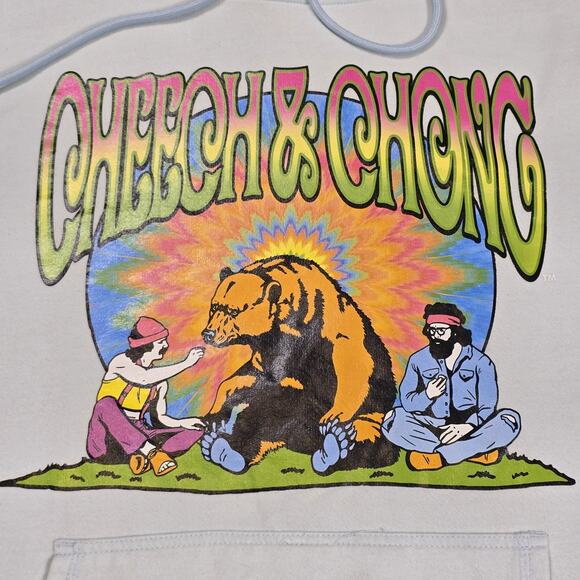 Men's Small Hoodie - Cheech And Chong Long Sleeve - Preloved See All Pictures - Picture 11 of 11